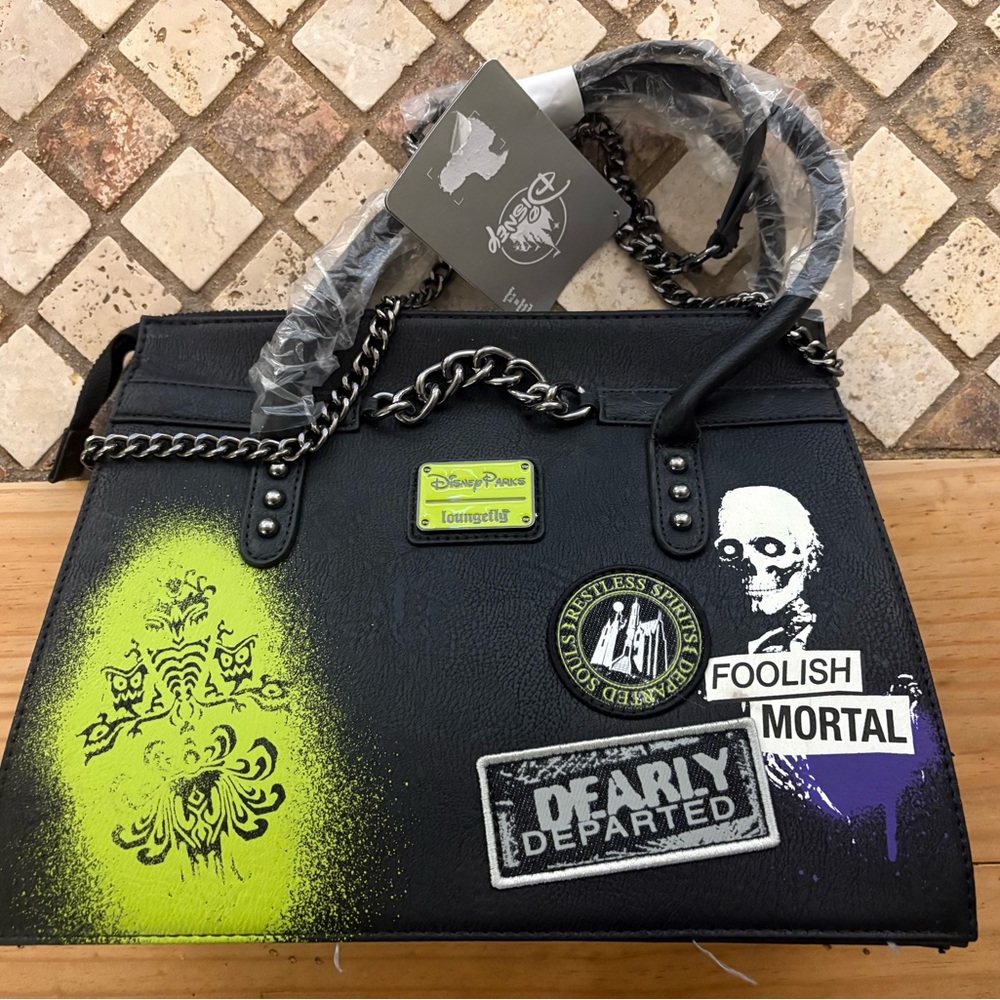 Disney Loungefly Hitchhiking Ghosts Haunted Mansion Bag Halloween 👻